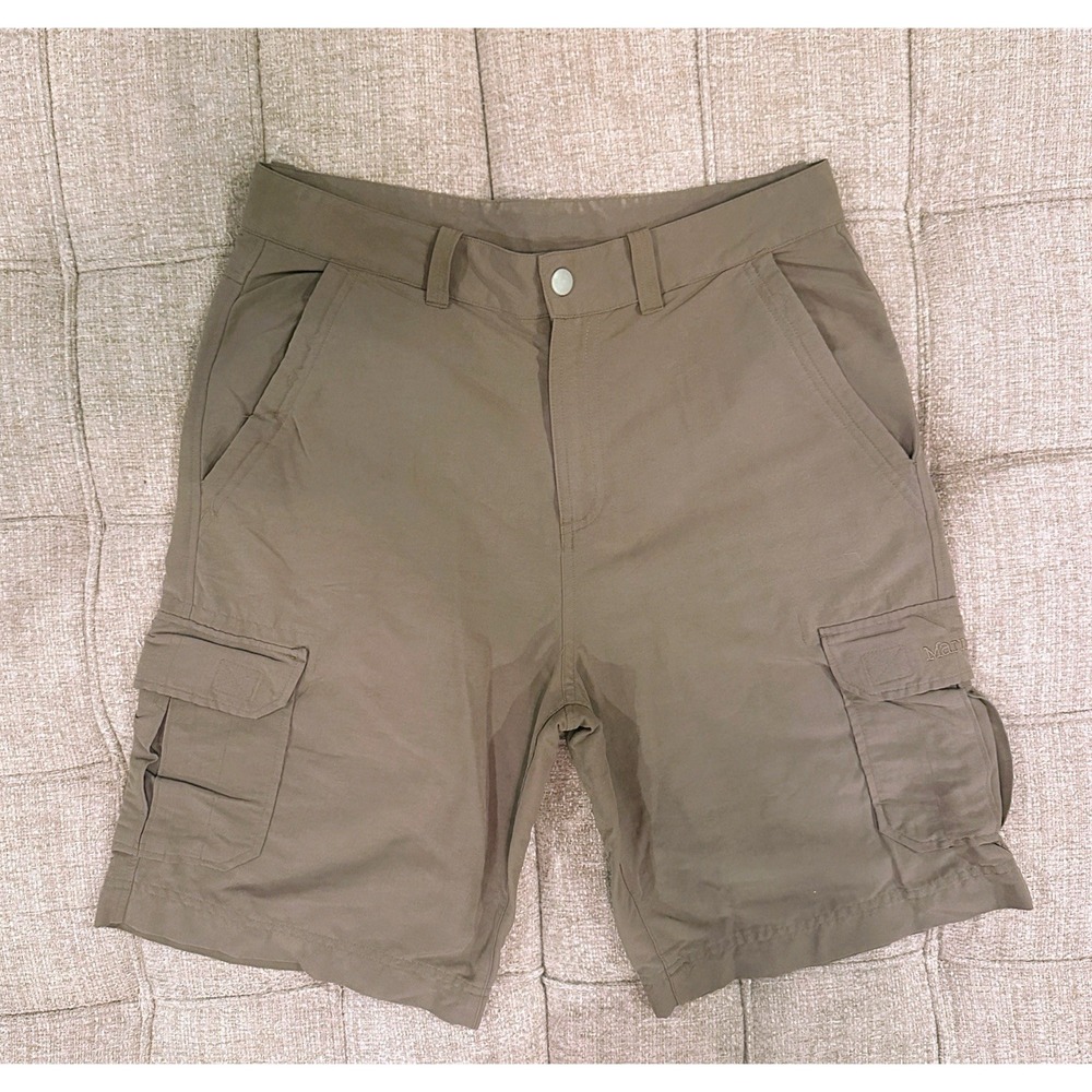 Marmot 32 Outdoor Hiking Cargo Shorts Nylon-Blend Quick Dry Trail Utility UPF